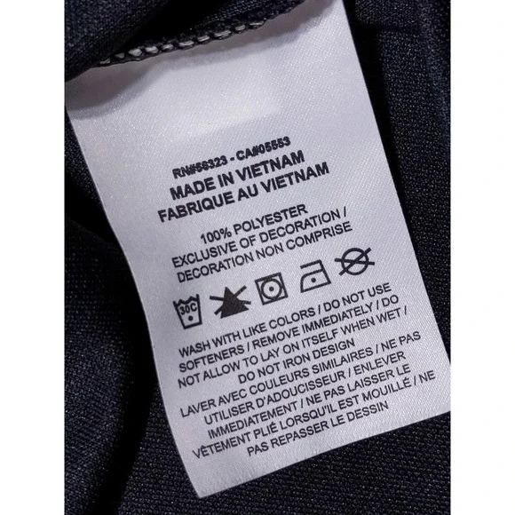 NIKE Fujitec Elevators Performance Polo Shirt Black Large L ~ New - Picture 9 of 11